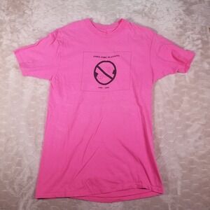 Random Vintage Pink Shirt Sz M/L India Fire Planning Single Stitch